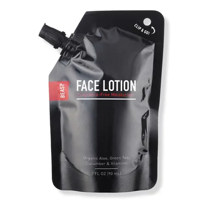 Beast Travel Size Face Lotion Pouch