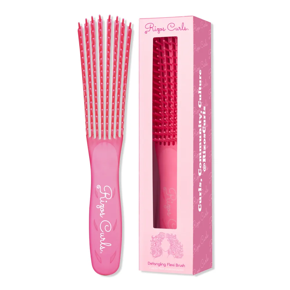Rizos Curls Pink Detangling Flexi Brush