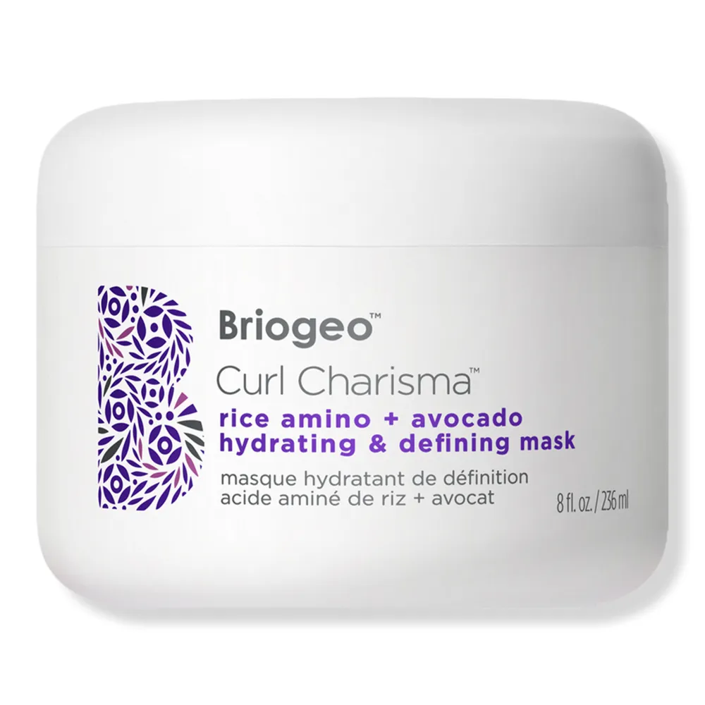 Briogeo Curl Charisma Rice Amino + Avocado Hydrating & Defining Hair Mask for Curly Hair - 8.0 oz