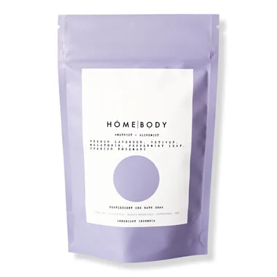 Homebody Amethyst + Alchemist Pearlescent CBD Bath Bomb Soak - oz
