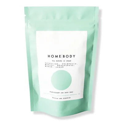 Homebody The Future is Green Pearlescent CBD Bath Bomb Soak - oz