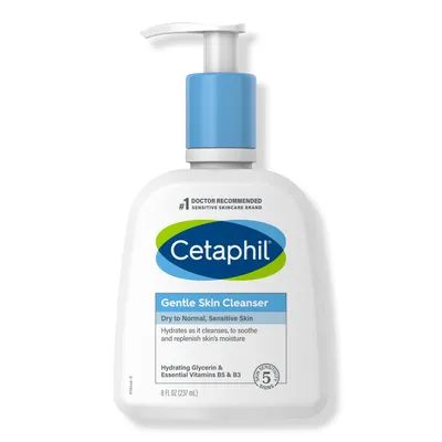 Cetaphil Gentle Skin Cleanser Face Wash, For Sensitive - oz