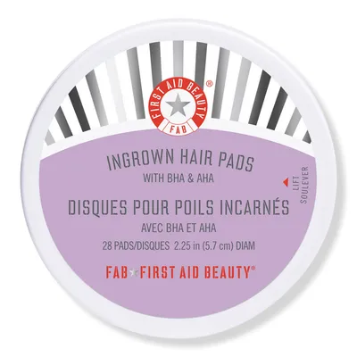 First Aid Beauty Ingrown Hair Pads with BHA & AHA - ct