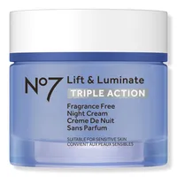 No7 Lift & Luminate Triple Action Fragrance Free Night Cream