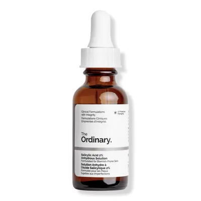 The Ordinary Salicylic Acid 2% Anhydrous Solution, Gentle Exfoliating Serum for Blemishes
