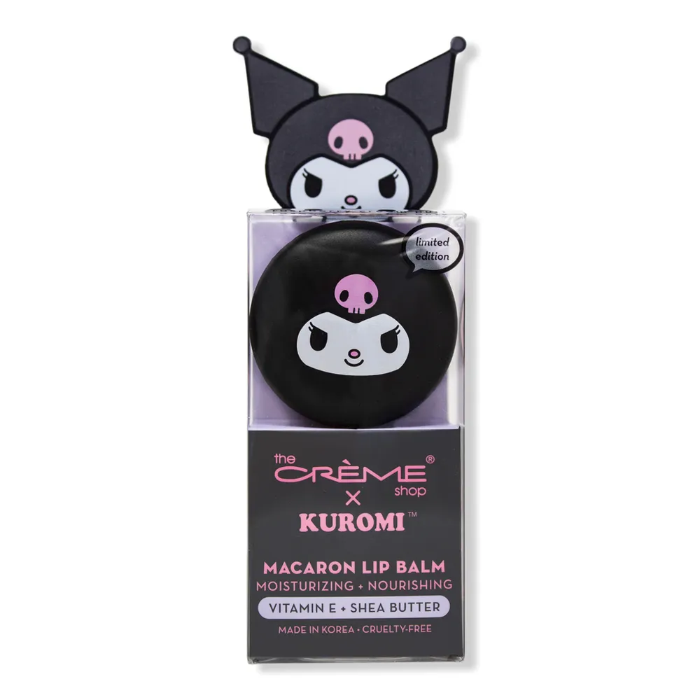 The Creme Shop Kuromi Macaron Lip Balm - Raspberry Cream Puff