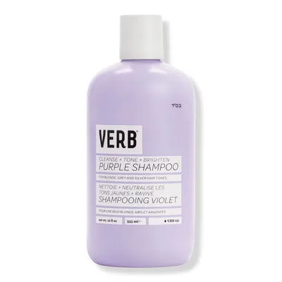 Verb Brightening Purple Shampoo for Blonde Hair - oz