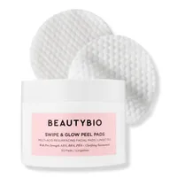 BeautyBio Swipe & Glow Peel Pads with AHA, BHA, PHA + Niacinamide
