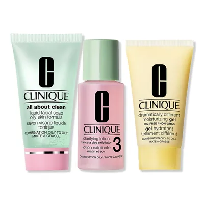 Clinique Skin School Supplies: Cleanser Refresher Course Set - Combination Oily