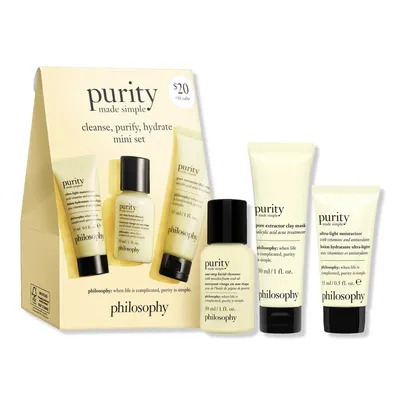 Philosophy Purity Made Simple Cleanse, Purify, Hydrate Mini Set
