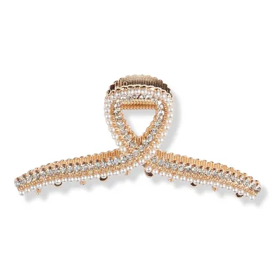 Scunci Pearls & Rhinestone Claw Clip