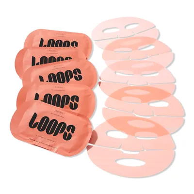 LOOPS Weekly Reset Rejuvenating Face Mask 5 Piece Set - 5 ct