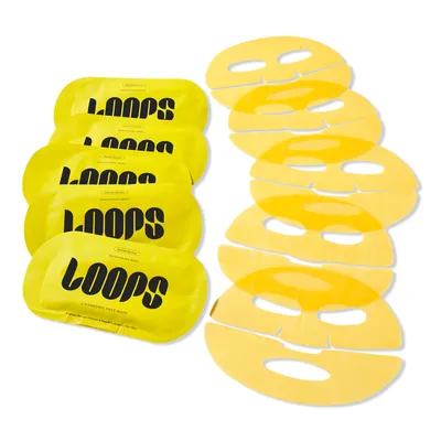 LOOPS Sunrise Service Brightening Face Mask 5 Piece Set - 5 ct