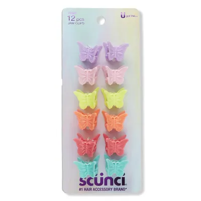 Scunci Butterfly Mini Claw Clips