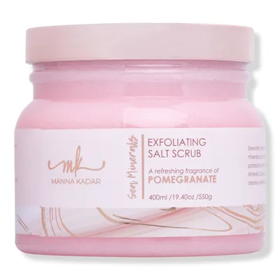 MANNA KADAR BEAUTY Pomegranate Sea Minerals Renewing Exfoliating Salt Scrub