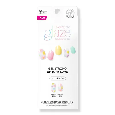 Dashing Diva Daisy Morning Glaze Semi-Cured Gel Art