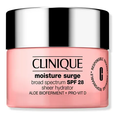 Clinique Moisture Surge Broad Spectrum SPF 28 Sheer Hydrator Moisturizer - oz