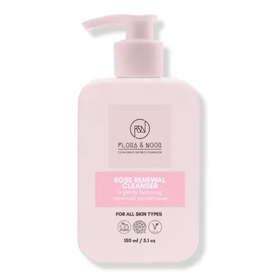 Flora & Noor Rose Renewal Tri-Peptide and Ceramide Cleanser