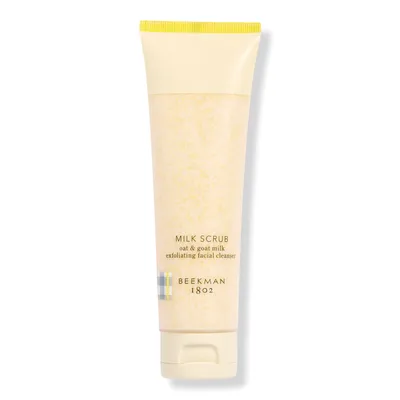 Beekman 1802 Milk Scrub Oat and Goat Milk Exfoliating Facial Cleanser - 3.0 oz