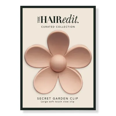 The Hair Edit Secret Garden Flower Claw Clip - Champagne