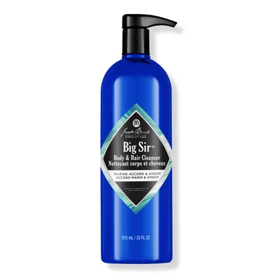 Jack Black Big Sir Body & Hair Cleanser with Marine Accord & Amber