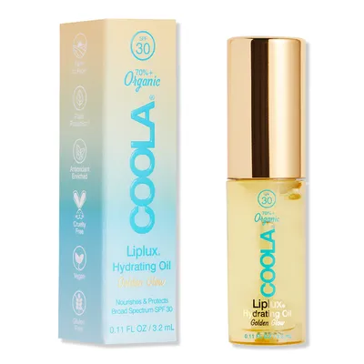 COOLA Liplix Hydrating Lip Oil Golden Glow SPF 30