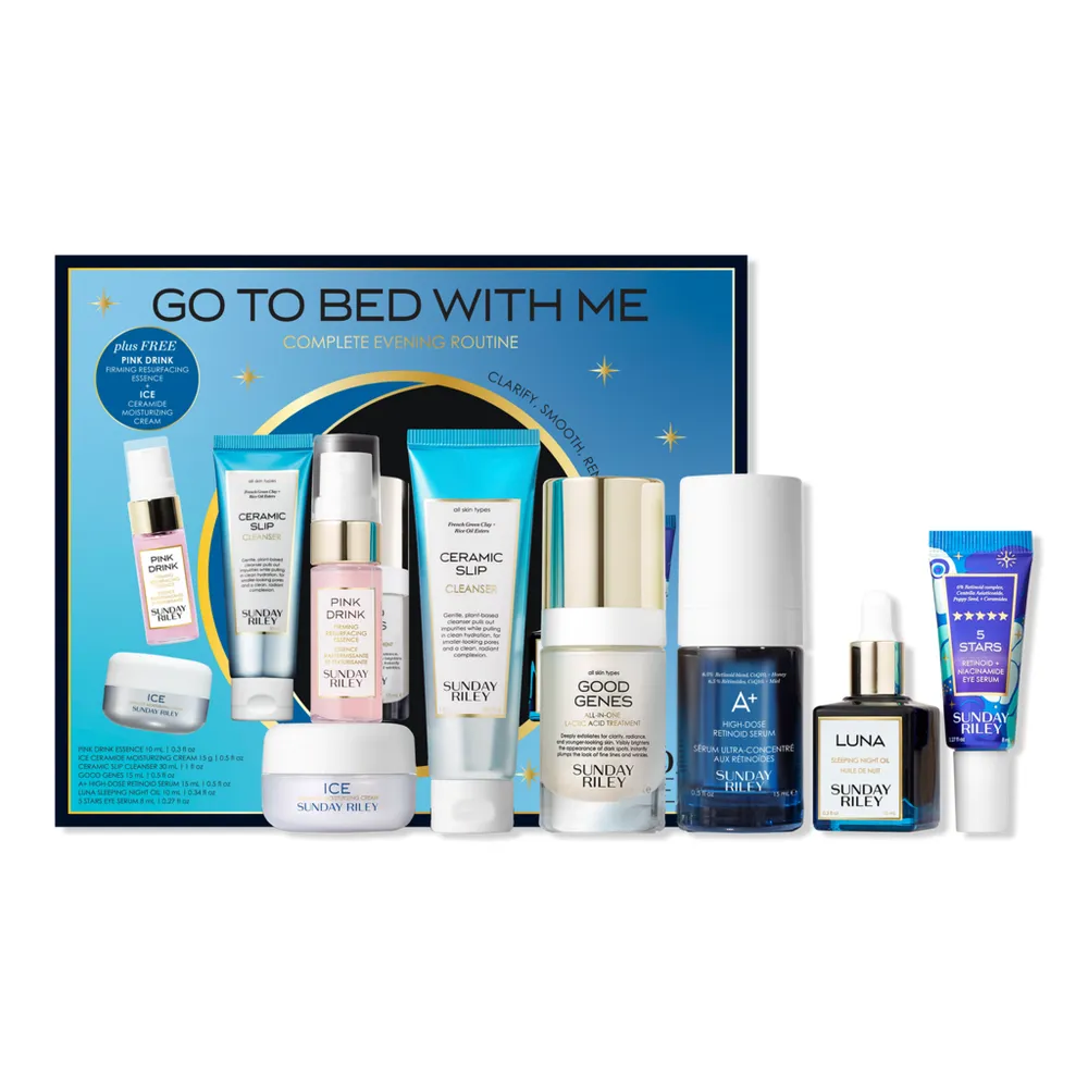 SUNDAY RILEY Go To Bed With Me Complete Anti-Aging Night Routine