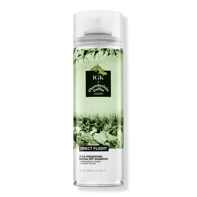 IGK Limited Edition Direct Flight x Chamberlain Coffee Matcha Dry Shampoo