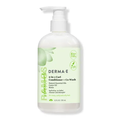 DERMA E Alba Ramos 2-In-1 Curl Conditioner + Co-Wash