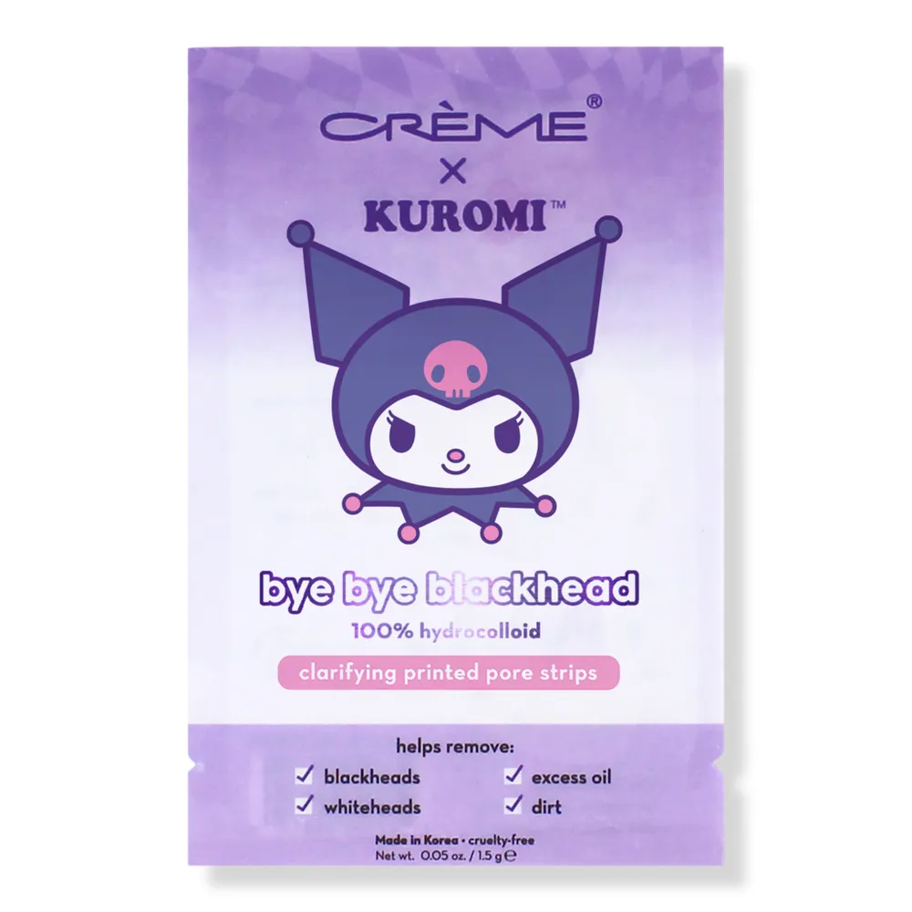 The Creme Shop Kuromi Bye Bye Blackheads Printed Pore Strips