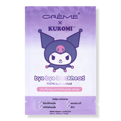 The Creme Shop Kuromi Bye Bye Blackheads Printed Pore Strips