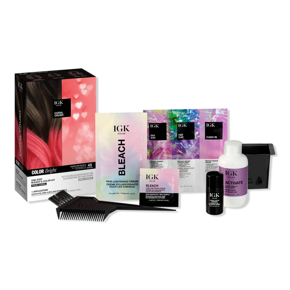 IGK Color Bright One Step Bleach & Kit