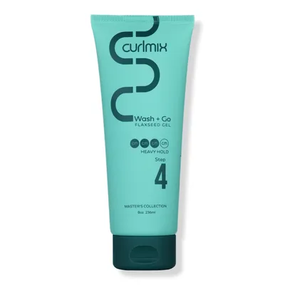 CurlMix Wash and Go Flaxseed Gel for Curly Hair - Heavy Hold