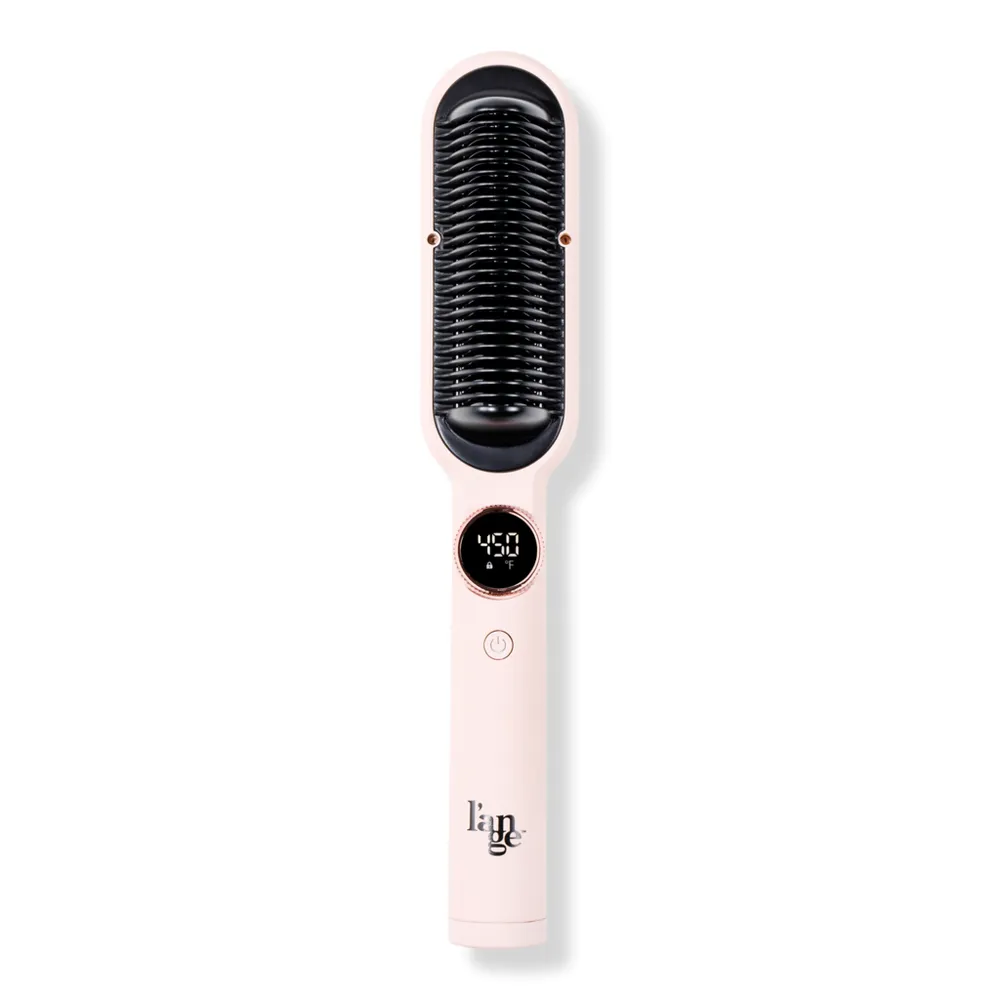 L'ange Smooth-It 2-in-1 Digital Straightening Comb - Blush