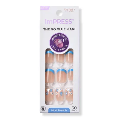 Kiss imPRESS Design Short Press-On Manicure Nails