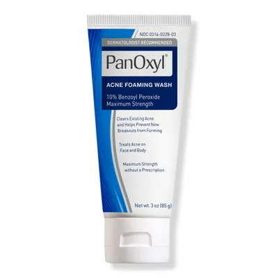 PanOxyl Acne Foaming Wash with 10% Benzoyl Peroxide - oz