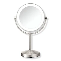 Conair Reflections 1x/10x LED Lighted Mirror Satin Nickel