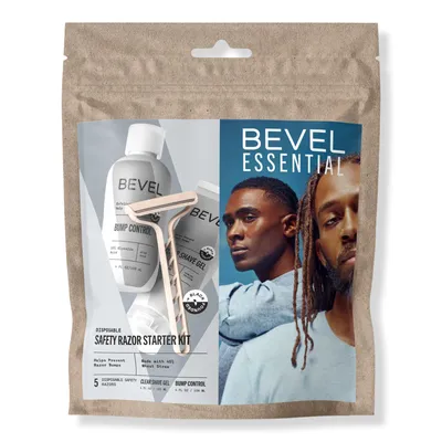BEVEL Essential Disposable Safety Razor Starter Kit