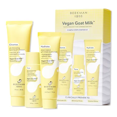 Beekman 1802 3-Step Oily + Combination Skin Starter Kit