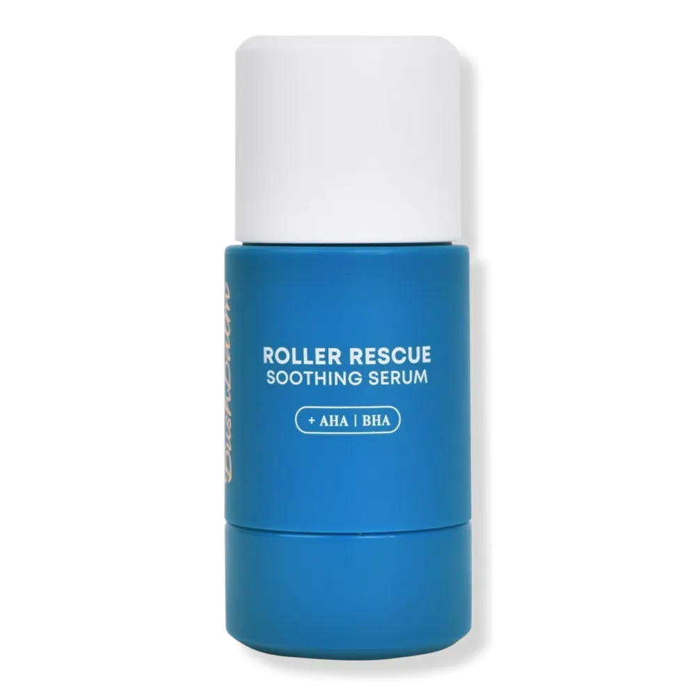Bushbalm Roller Rescue Soothing Serum with AHA/BHA for Ingrown Hairs & Bumps