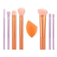 Real Techniques Level Up Makeup Brush + Blending Sponge Set