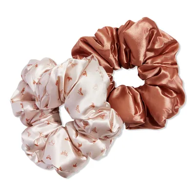 Disney x Kitsch Desert Crown Satin Pillow Scrunchies