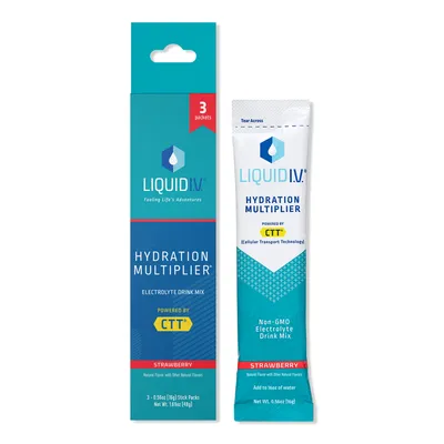 LIQUID I.V. Hydration Multiplier Electrolyte Drink Mix Strawberry - ct