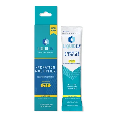 LIQUID I.V. Hydration Multiplier Electrolyte Drink Mix Lemon Lime - ct