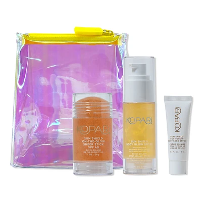 Kopari Beauty Sun on the Run Sunscreen Travel Kit
