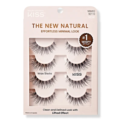 Kiss The New Natural Lash Multipack - Wide Slacks