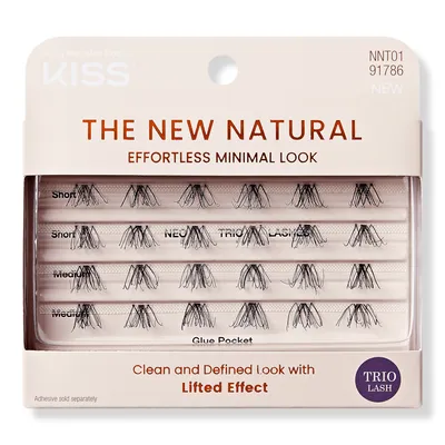 Kiss The New Natural Trio False Eyelashes