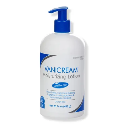 VANICREAM Moisturizing Lotion with Pump for Sensitive Skin