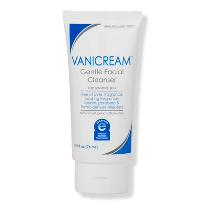 VANICREAM Travel Size Gentle Facial Cleanser for Sensitive Skin