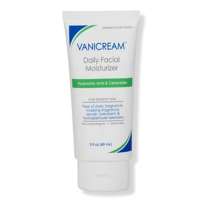 VANICREAM Daily Facial Moisturizer with Hyaluronic Acid and Ceramides